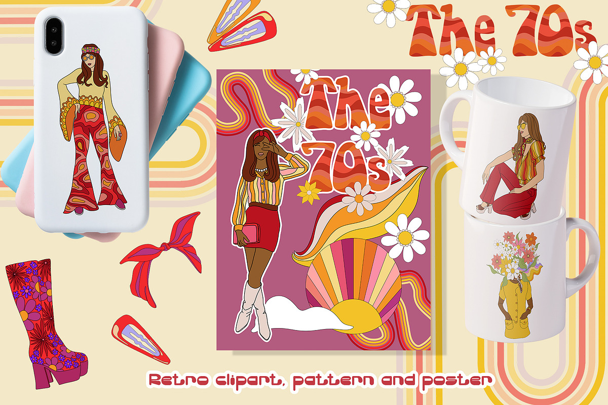 Collection Groovy fashion mood, a Texture Illustration by Antikva17 (Photo 3 of 22)