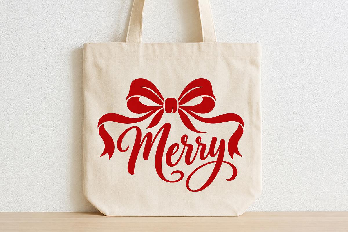 Merry Christmas Bow PNG, an Object Graphic by CraftArtStudio (Photo 2 of 4)
