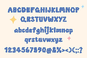 Mind Cloud Font.