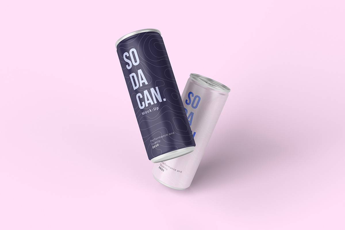 Soda Can Mock-Ups, a Product Mockup by Thirtypath Studio (Photo 3 of 5)