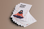 Mental Health arab woman, a Healthcare Illustration by KeronnArt (Thumbnail 6 of 8)