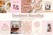 Bakery Instagram Post Templates, a Social Media Template by Hell Yeah Designs (Thumbnail 6 of 8)