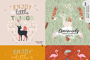 Forest and tropical animals patterns, a Pattern Graphic by WalnutBird (Thumbnail 7 of 8)