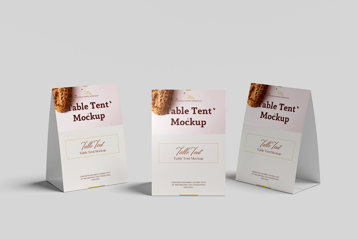 Table Tent Mockup, a Merchandise Mockup by Akaimockup (Photo 5 of 6)