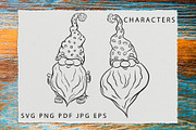Christmas gnomes, an Illustration by Gennadi Digital Studio (Thumbnail 2 of 5)