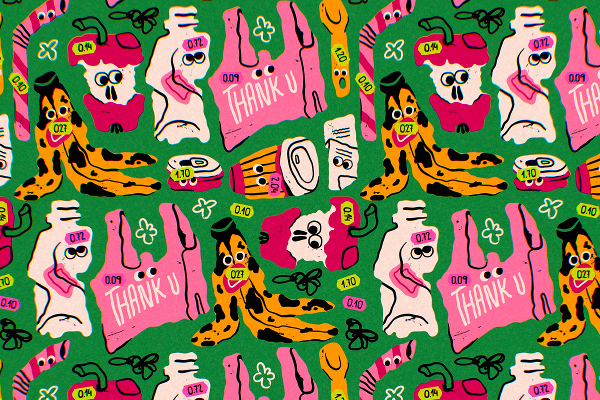 Trash friends, an Object Illustration by Twisted Tail (Photo 2 of 7)
