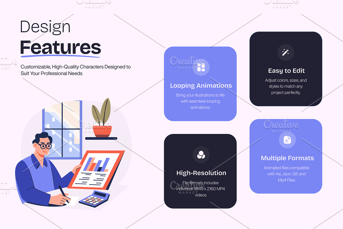 Animated Corporate Vector, a Solid Icon by Vectors Market (Photo 3 of 4)