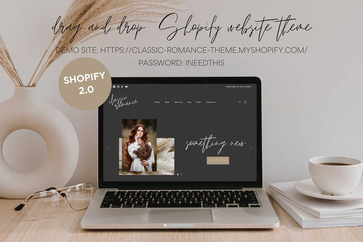 Classic Romance Shopify Theme Bundle, a Templates & Theme by Easy Website Themes (Photo 2 of 10)