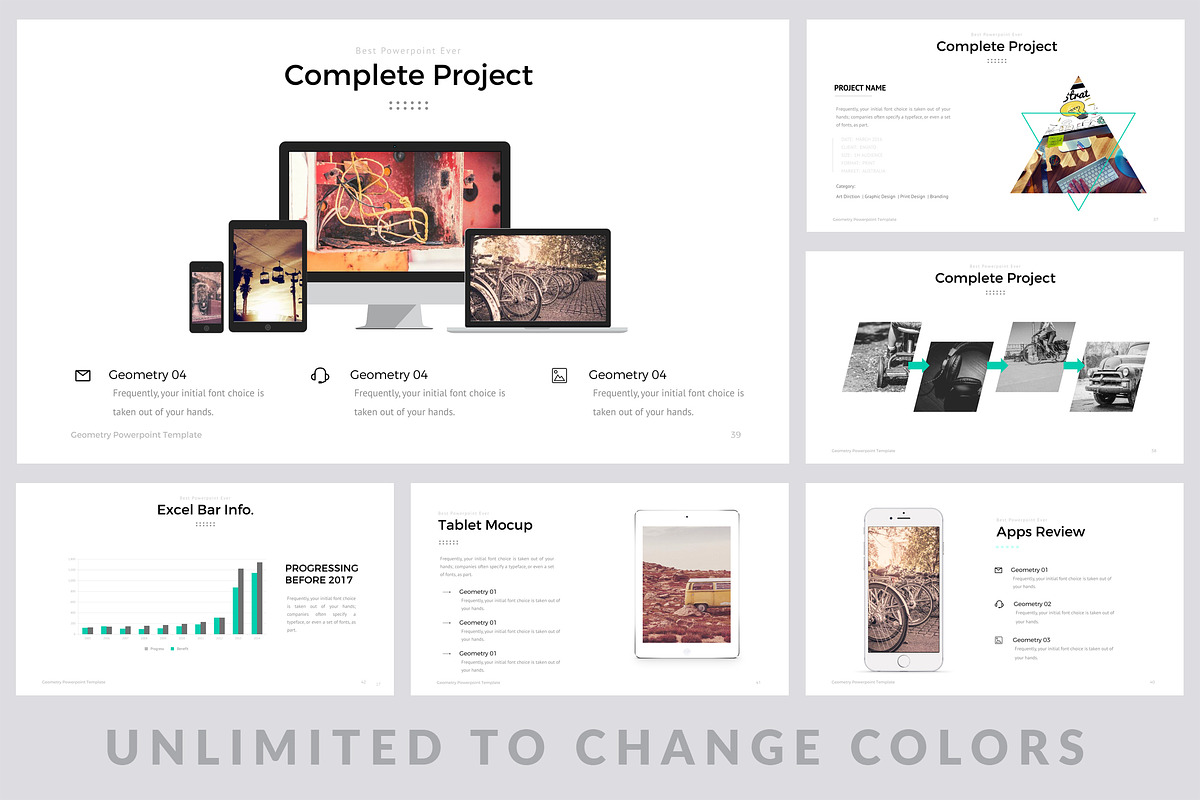 Geometric PowerPoint Template, a Presentation Template by ZAAS (Photo 9 of 11)