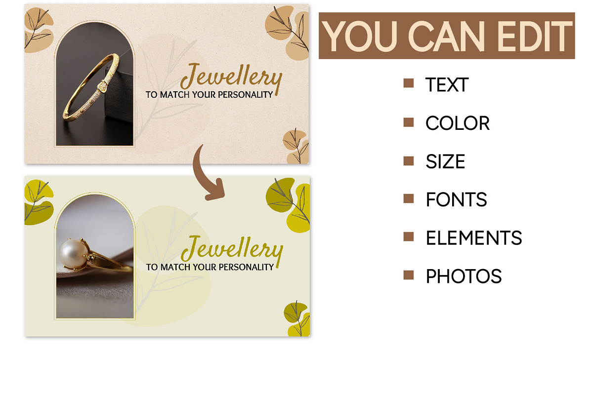 Jewelry Business Marketing Kit, a Social Media Template by Branding by Kellsey (Photo 4 of 5)
