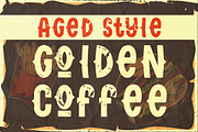 Golden coffee font, posters&designs, a Font by Heather_insane (Thumbnail 3 of 11)