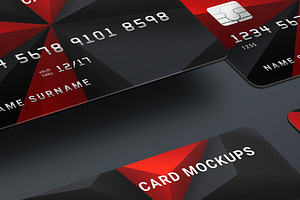 7 Credit Card Mock-Ups / Bank