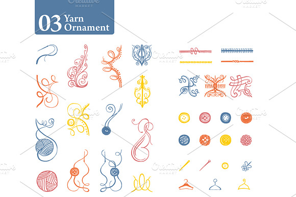 Yarn Ornament 03