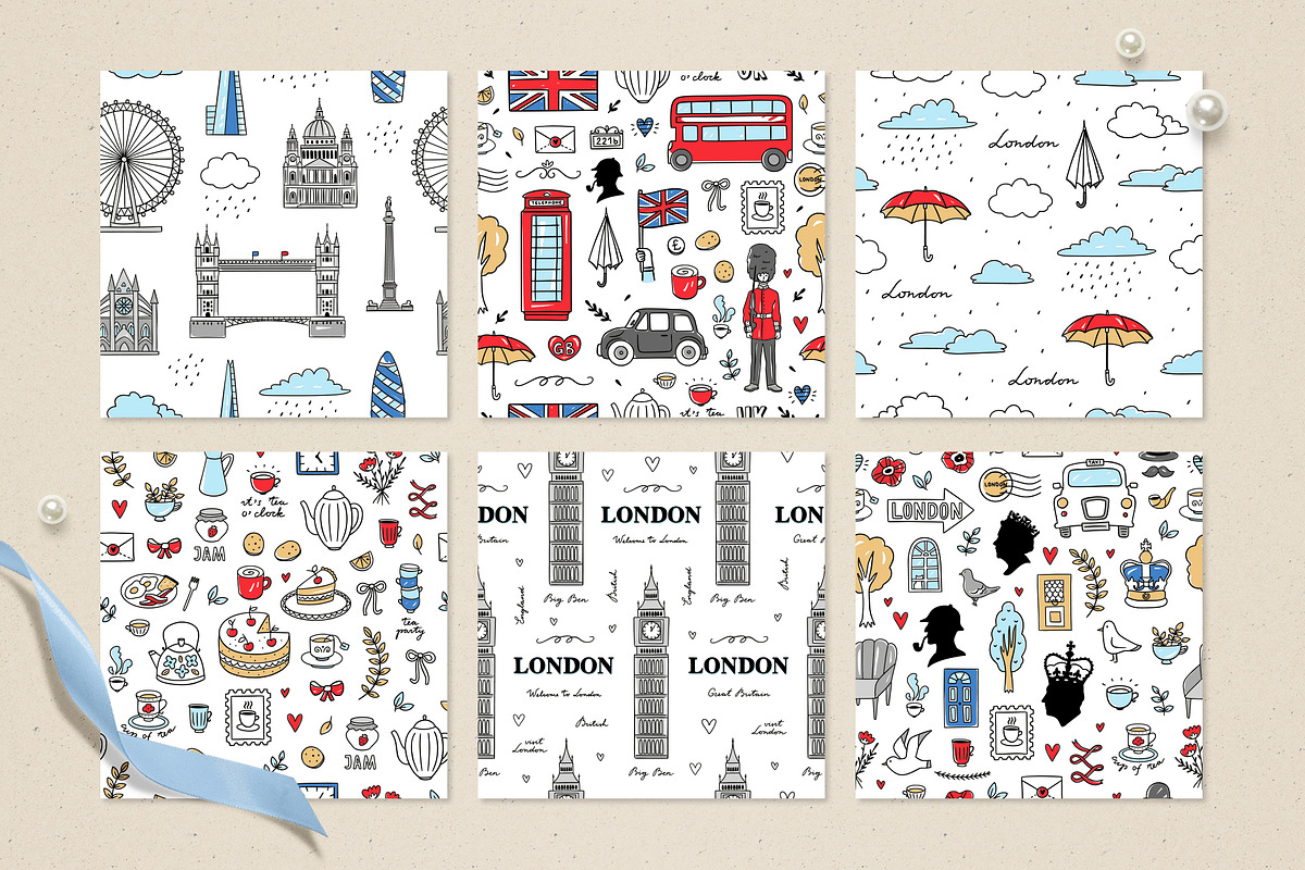 London Illustrations & Patterns, an Illustration by Redchocolate (Photo 3 of 9)