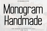 Monogram Handmade, a Script Font by InermediaSTUDIO (Thumbnail 1 of 8)