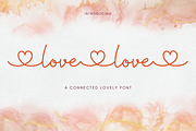 Lovelove | Love Font, a Script Font by Ibrahima_Studio (Thumbnail 1 of 9)