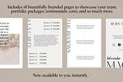 Canva Price & Service Guide Template, a Branding & Logo Template by Le Maison Bohem (Thumbnail 3 of 6)