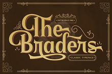 Braders A Classic Typeface Font