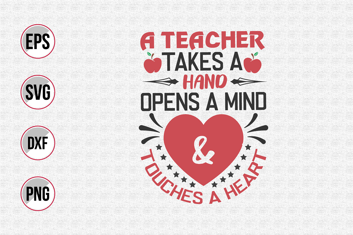 Teacher typographic quotes design., a Graphic by Uniquesvg99 (Photo 8 of 21)