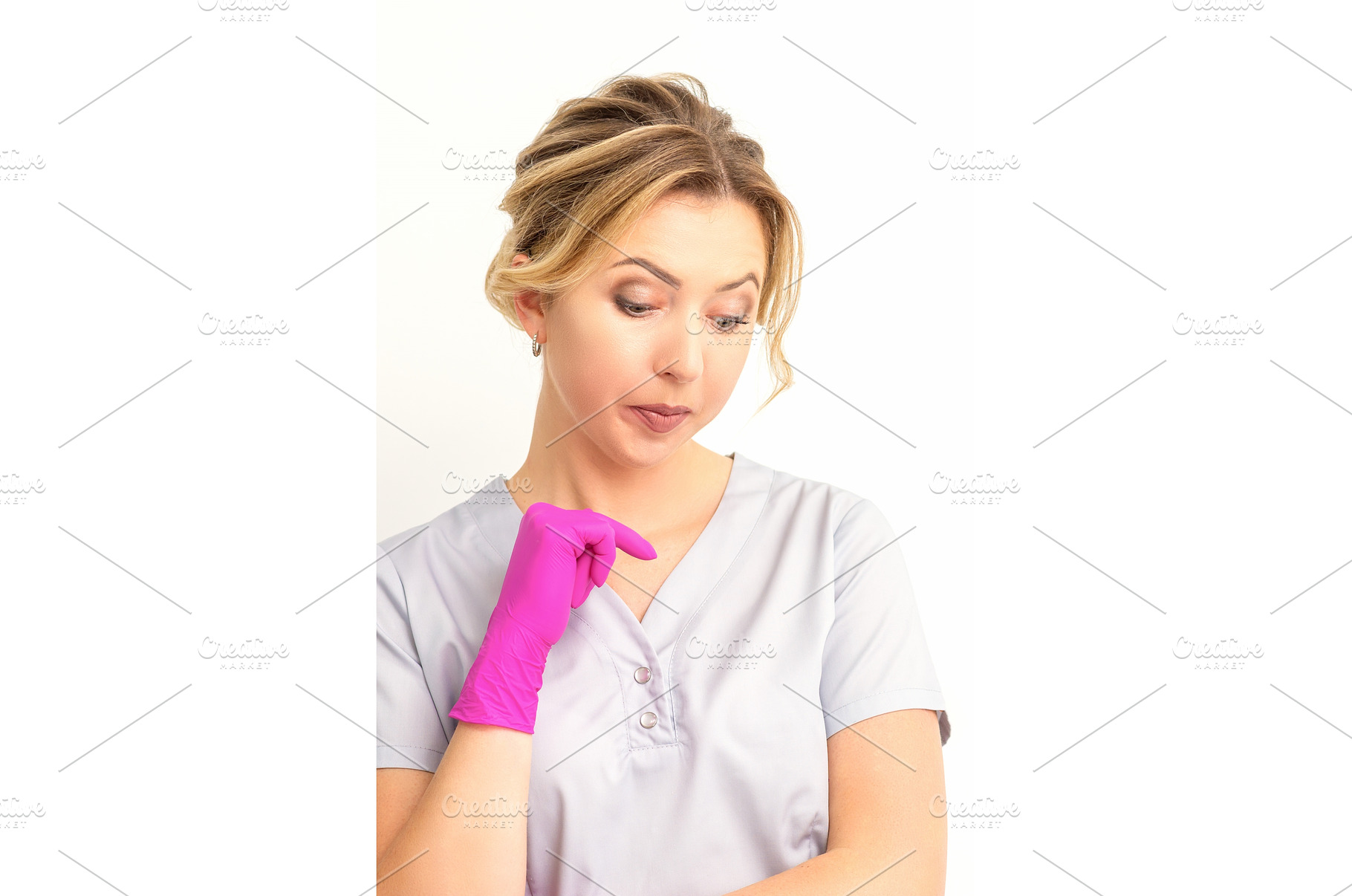 Young caucasian female doctor, a Person Photo by okskukuruza