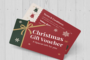 Christmas Gift Voucher Template, a Card Template by MightyDesign (Thumbnail 3 of 6)