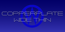 Copperplate Wide