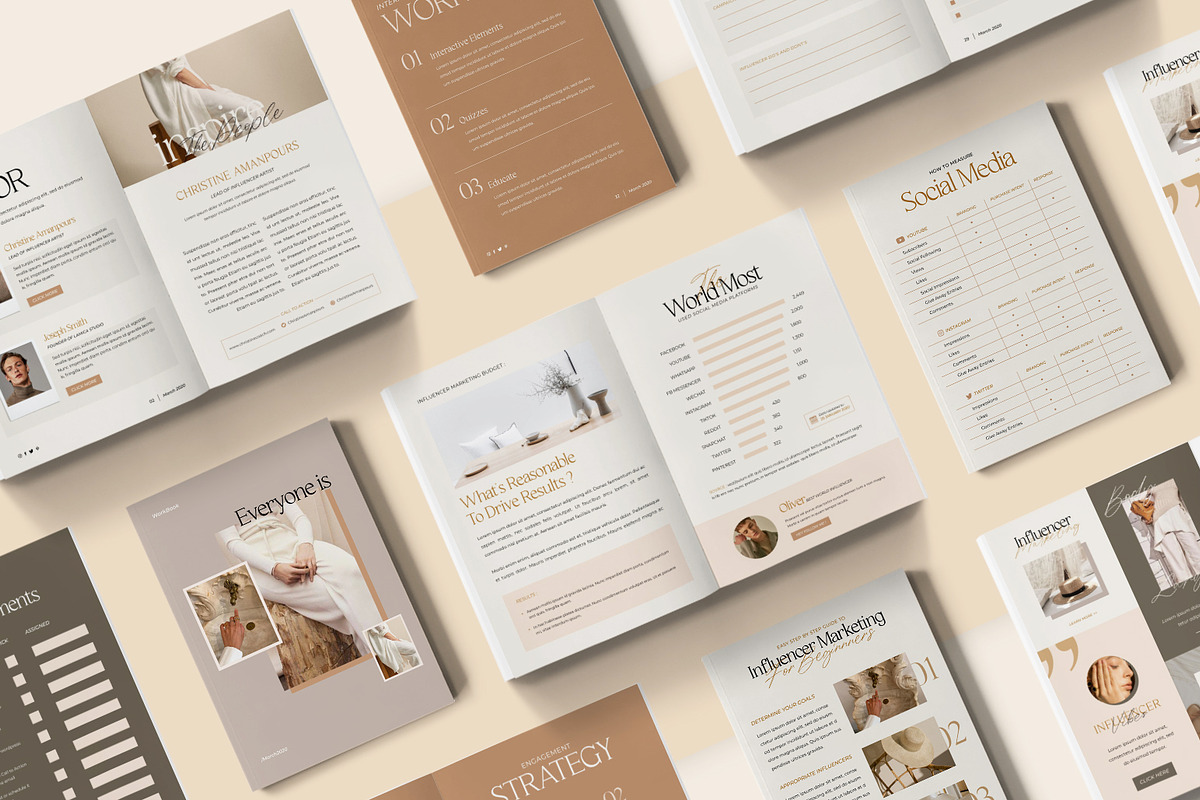 SALE WorkBook Creator Coach CANVA, a Magazine Template by Eviory (Photo 4 of 36)