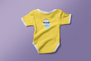 Baby Romper Mockup, a Product Mockup by PixelVoyager (Thumbnail 6 of 8)