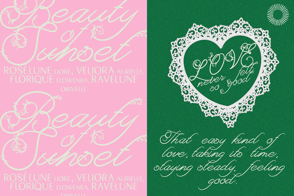 Alight Garden - Ornamental Script, a Script Font by Setara Langit CreativeStd (Photo 5 of 11)