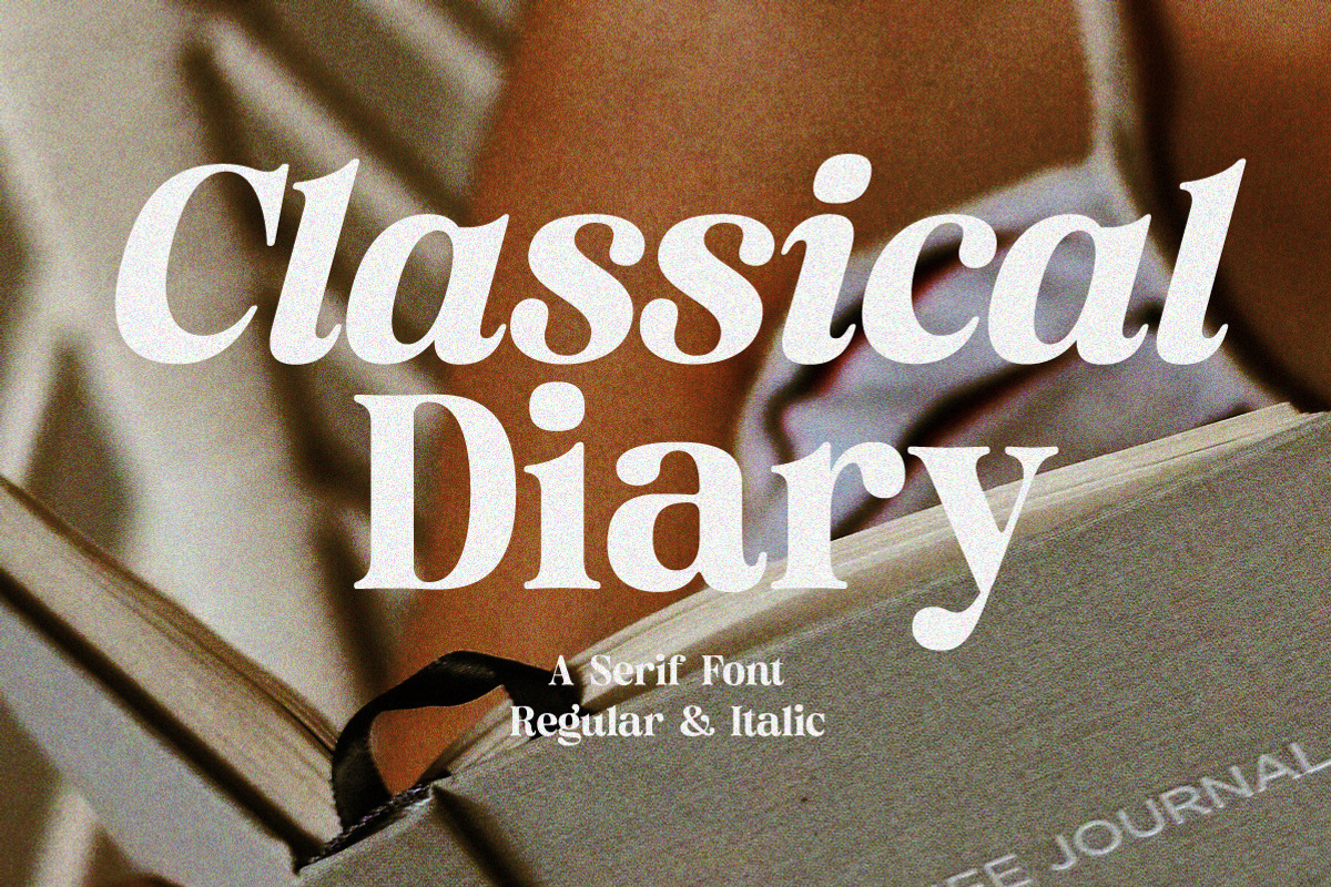 Classical Diary - Serif Font, a Serif Font by Letterhend Studio (Photo 1 of 9)