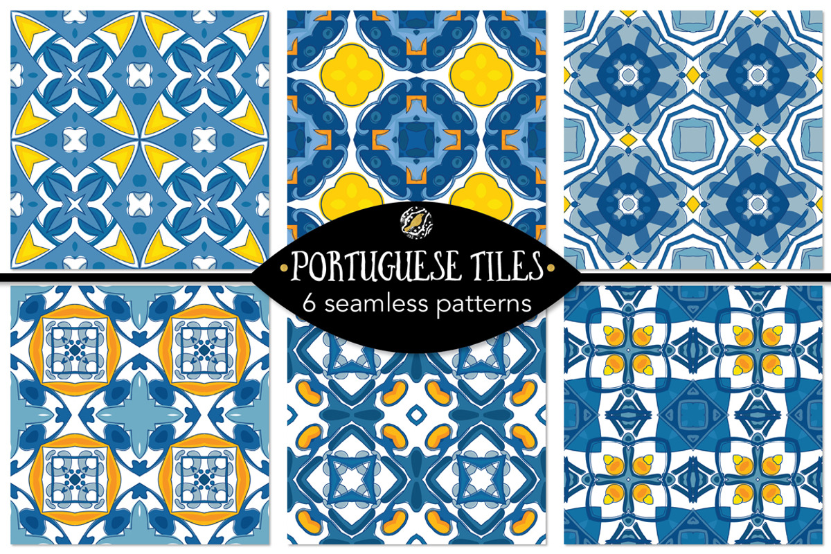 Set 98 - 6 Seamless Patterns, a Pattern Graphic by Little Bird (Photo 1 of 6)