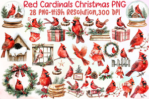 Red Cardinals Christmas Sublimation, an Illustration by Sublimation Artist