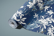 Blue on white floral patterns, a Pattern Graphic by Ninterints (Thumbnail 7 of 18)