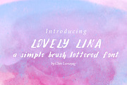 Lovely Lina Handmade Font, a Sans Serif Font by JuanaLetter (Thumbnail 1 of 4)