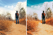 1 Orange & Amber Lr & Ps Preset, an Action Add-On by M E G A S E T S (Thumbnail 6 of 6)