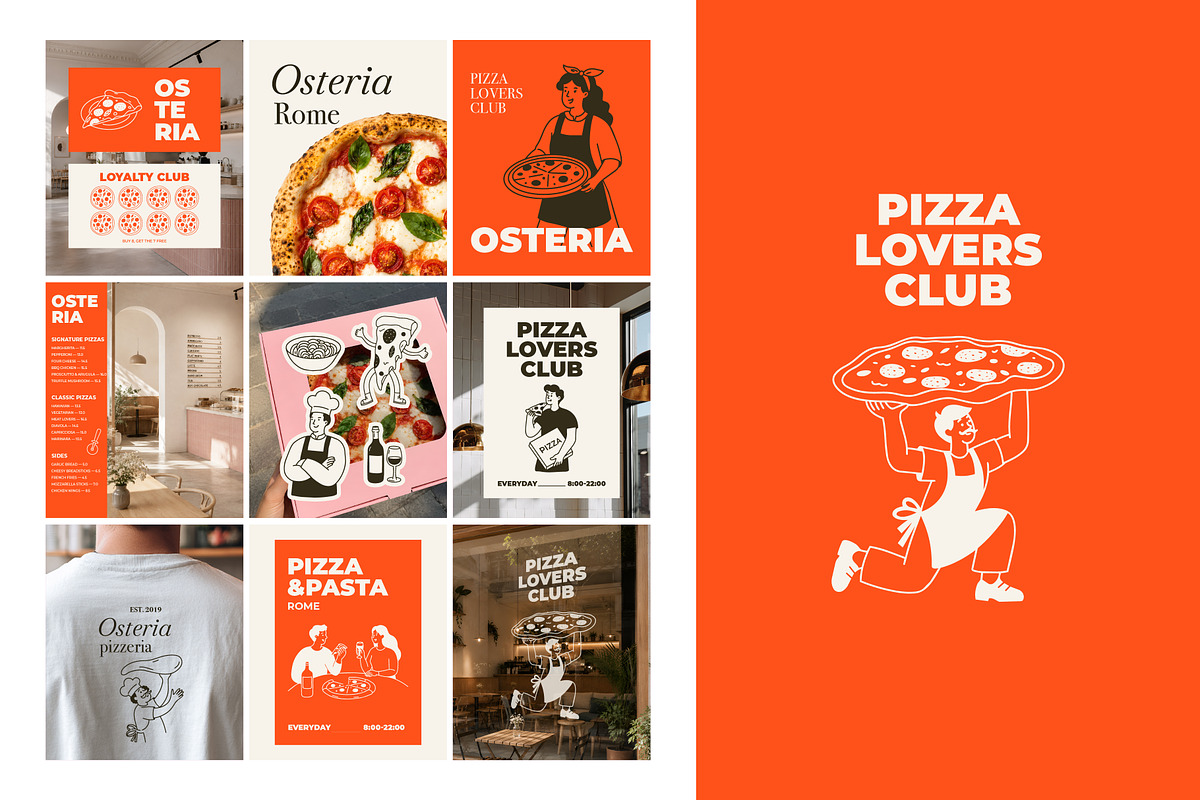 Pizza and Pasta Illustrations, a Food Illustration by AnnArt (Photo 4 of 11)