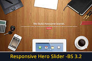 Responsive Hero Slider - Bootstrap 3, a Bootstrap Template by Responsive Business Theme (Thumbnail 1 of 4)