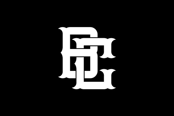 Monogram Initial Letter BC Logo preview 2
