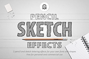 Pencil Sketch Effects, a Layer Style Add-On by Graphic Ghost (Thumbnail 1 of 4)