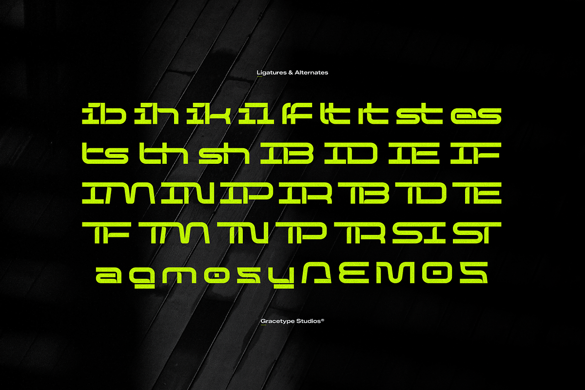 Luroha | Modern Futuristic Font, a Sans Serif Font by gracetype_studio (Photo 11 of 12)