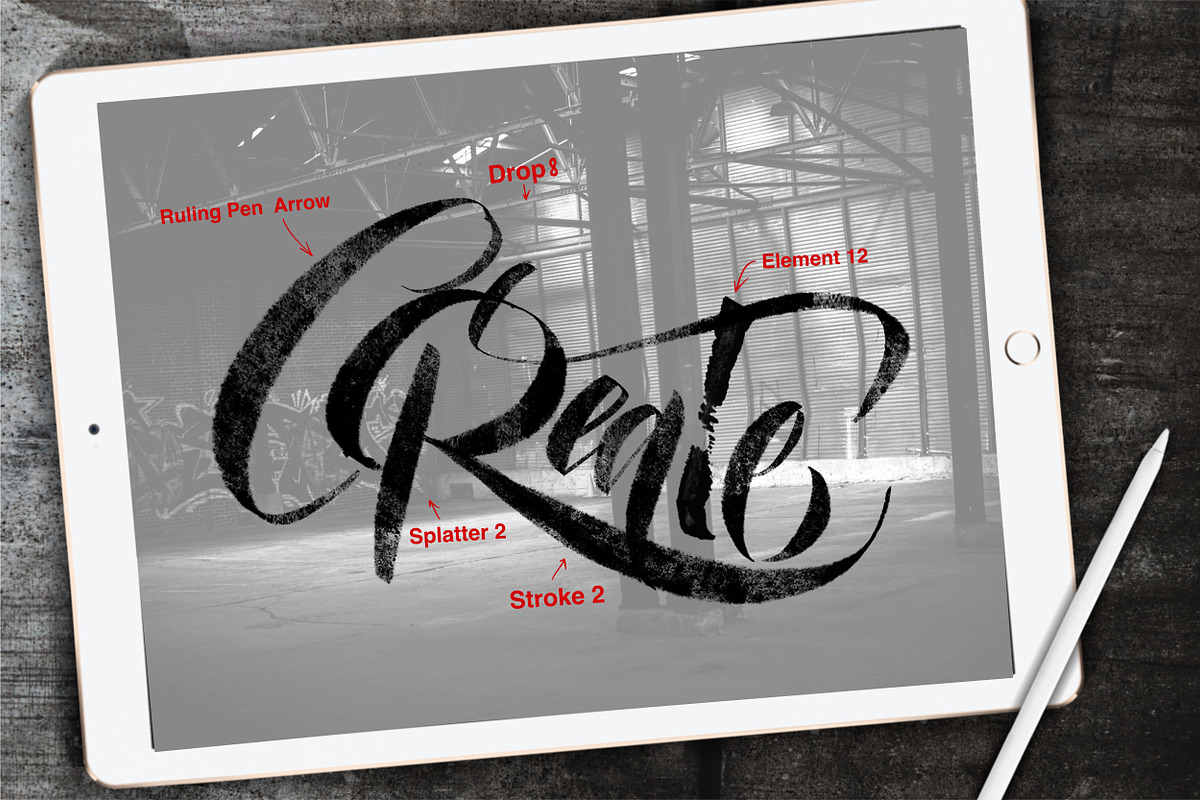 Expressive Calligraphy Brushpack, a Brush Add-On by Letter Elfa Studio (Photo 8 of 9)