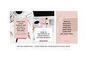 Mary Ellen Pinterest Templates, a Social Media Template by Coded Creative (Thumbnail 6 of 6)