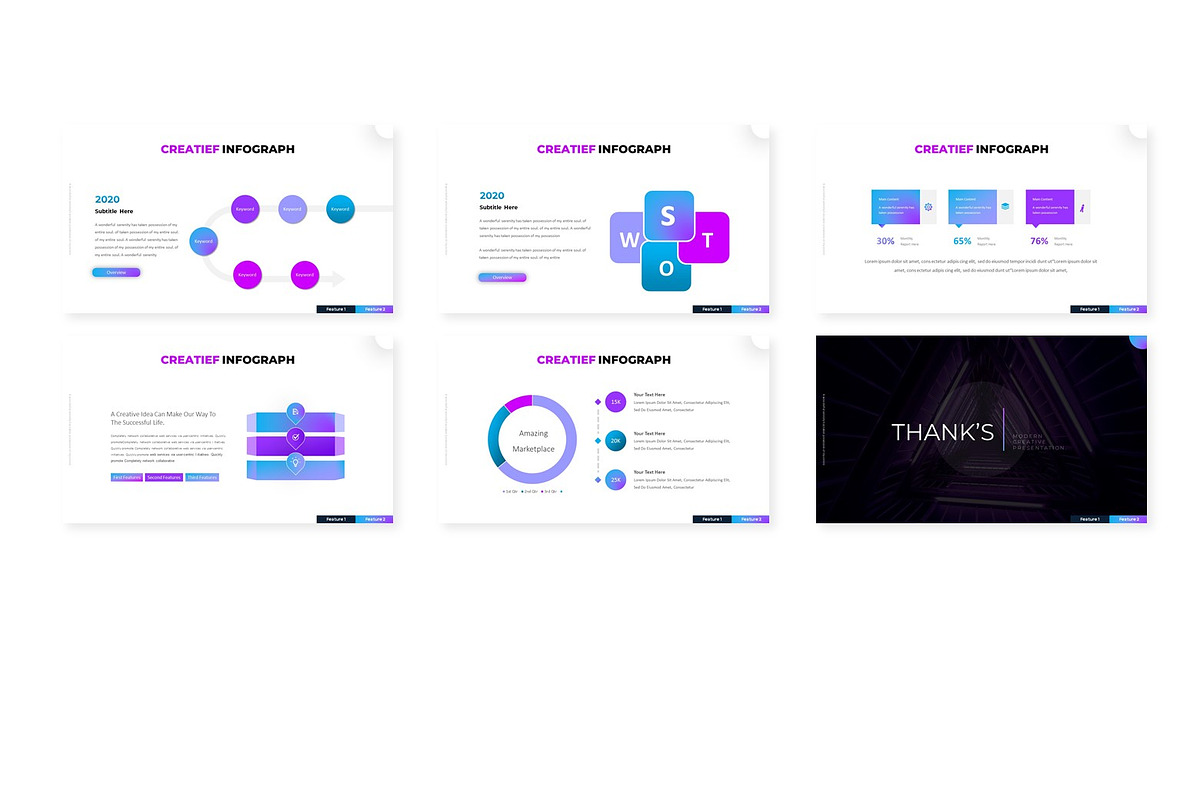 Creatief - Keynote Template, a Presentation Template by AQR Studio
