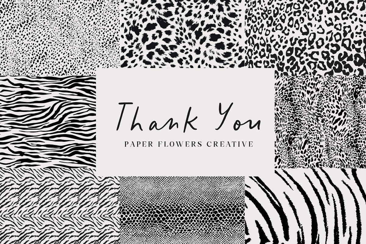Animal Print Patterns, a Pattern Graphic by Paper Flowers Studio (Photo 7 of 7)