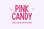 Pink Candy - Playful Font, a Handwritten Font by Jimtype Studio (Thumbnail 1 of 5)