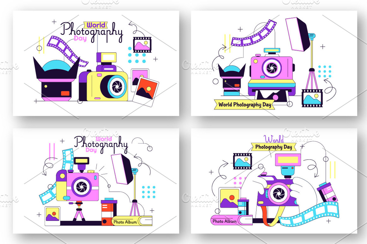 10 World Photography Day, a Person Illustration by denayunebgt (Photo 3 of 4)