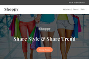 Shoppy- Responsive Email Template, an Email Template by Pennyblack Templates (Thumbnail 2 of 2)