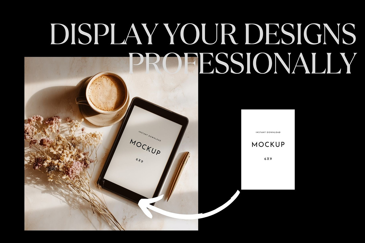E-Reader / Kindle Mockup PSD – 6x9, a Mockup by PhoebeCreates (Photo 3 of 4)