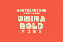 Omira- Hand-Drawn Typeface