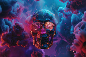 cybernetic aesthetic very realistic, a Background Photo by Maylianaw28